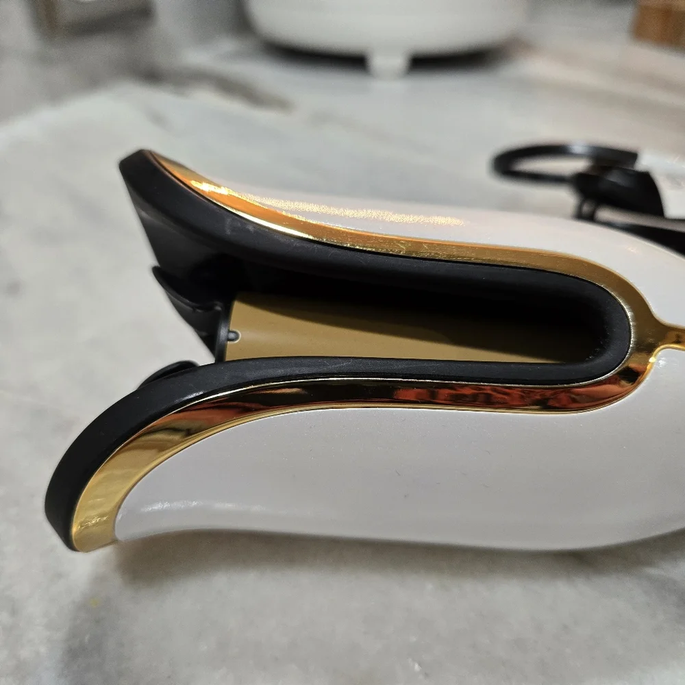 CHI Spin N Curl CA2318 - Rotating Curler 1" White/Gold, Ceramic - Picture 3 of 8